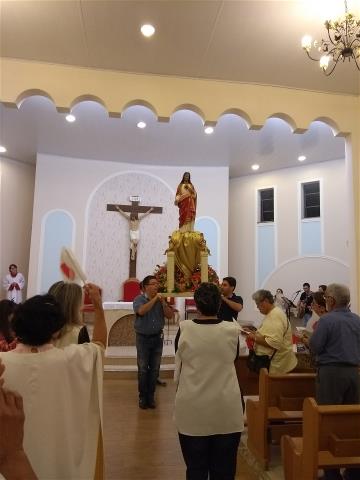 <i>Imagem visita a Comunidade Santa Teresinha    (21/06/2018)</i>