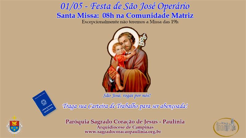 <i>Missa em louvor à São José Operário    (28/04/2019)</i>