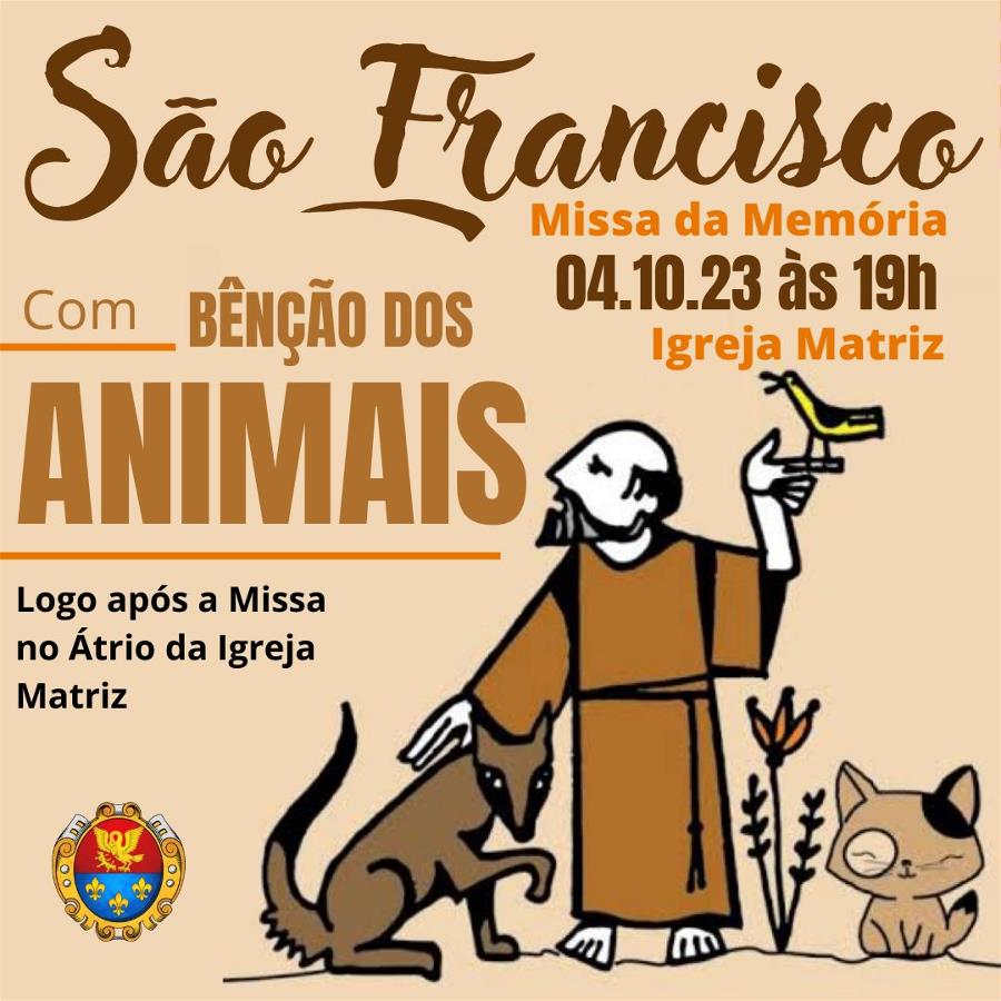Missa memória São Francisco - Benção animais
