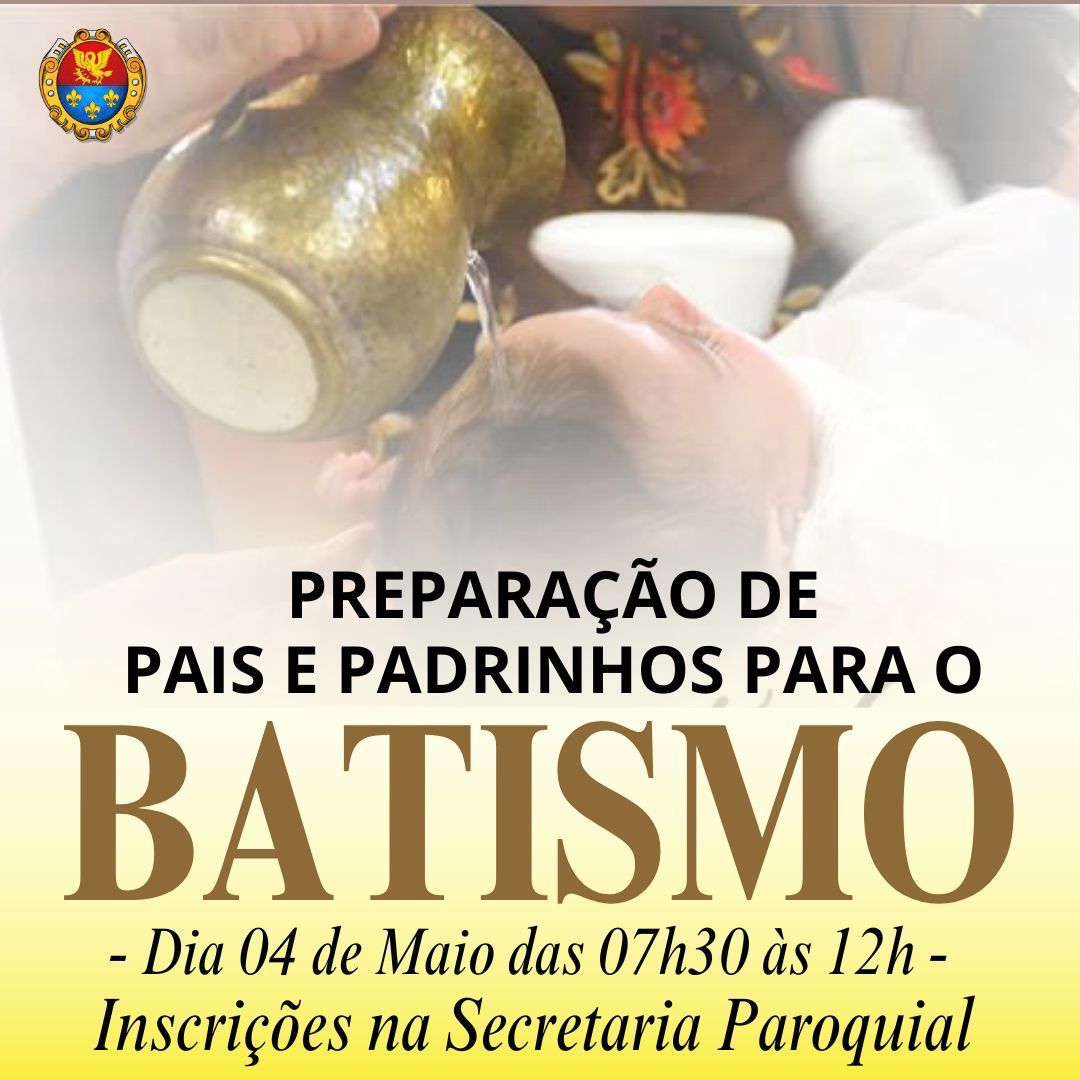 Batismo: Preparação de pais e padrinhos