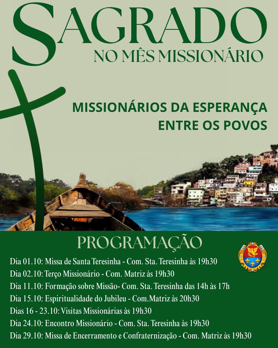 Programação do mês missionário