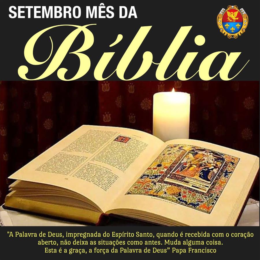 Setembro é o mês da Bíblia